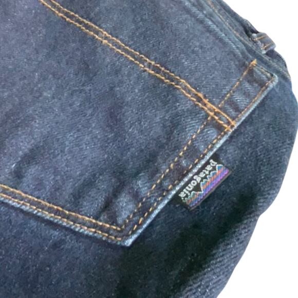 Patagonia Jeans Low Rise Boot Cut Dark Wash Denim - Picture 5 of 8